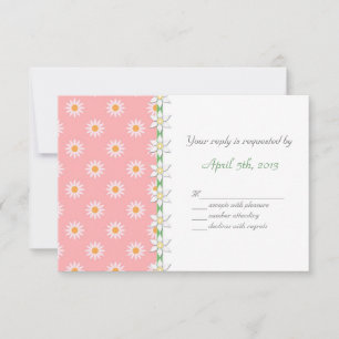 Rosas Verdes Daisies Floral Primavera Boda RSVP