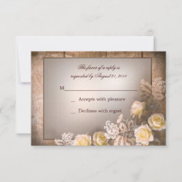 rosas victorianos vintage boda rsvp