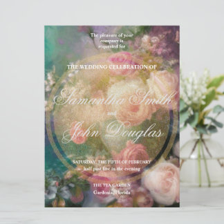 Rosas Vintage Pintados Al Estilo Holandés Antiguo