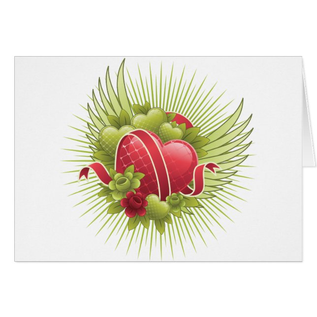 Rosas y alas del corazón (Anverso (Horizontal))