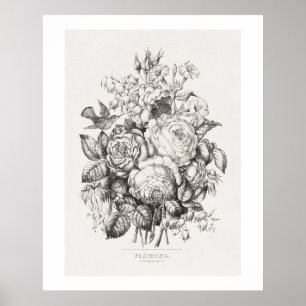 Rosas y campanillas (1870) arte cromolitografía. f