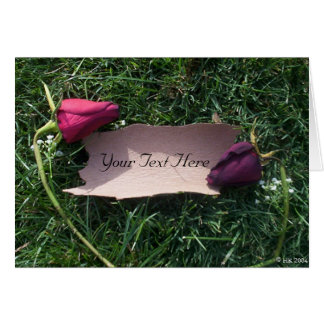 Rosas y corteza (personalizable)