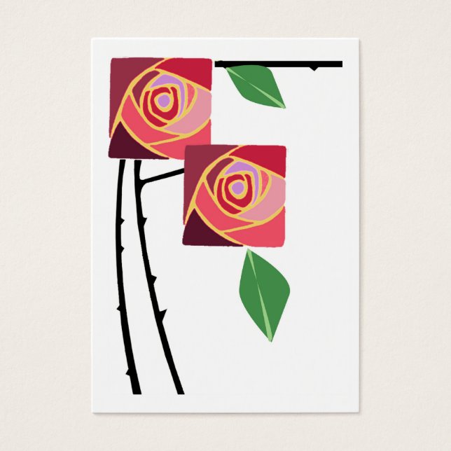 Rosas y espinas de Art Nouveau (Frente)