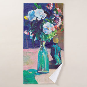 Rosas y estatuilla, Gauguin