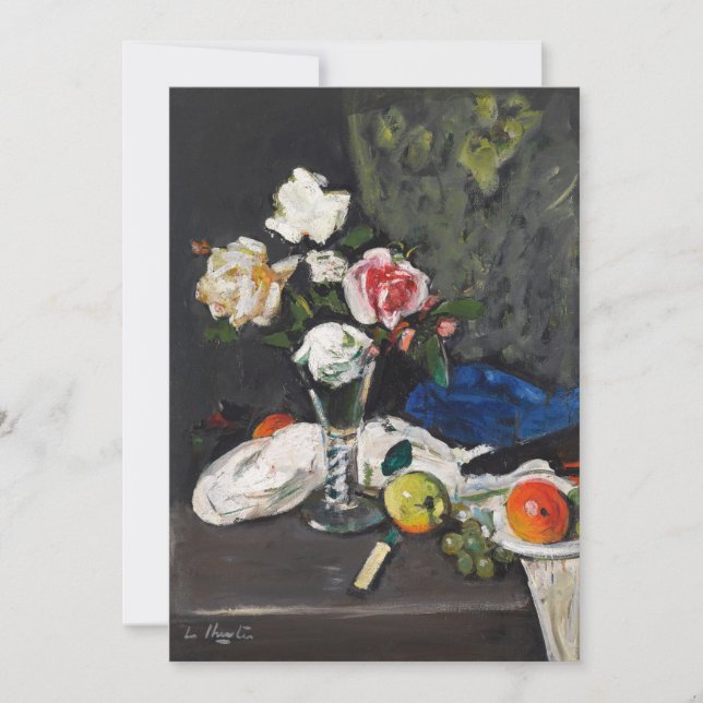 Rosas y frutas de por vida | George Leslie Hunter (Anverso)