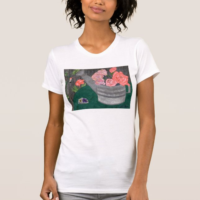 Rosas y la camisa de la regadera de Julia Hanna (Anverso)