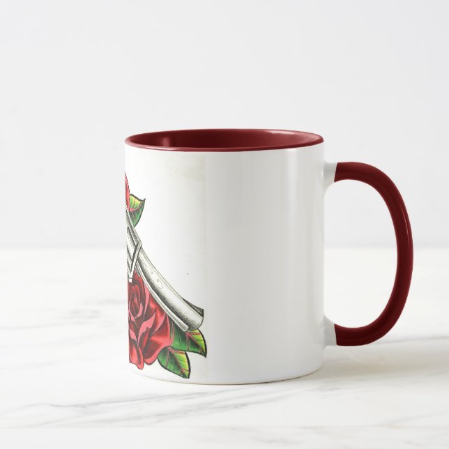 Rosas y taza del revólver (Derecha)