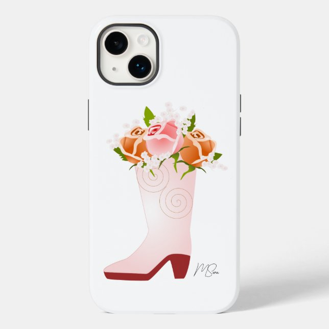 Rose bouquet iPhone 14 más funda (Reverso )