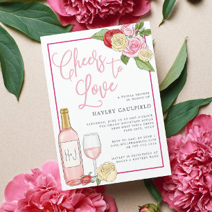 Rosé Garden   Invitación a la ducha de novia