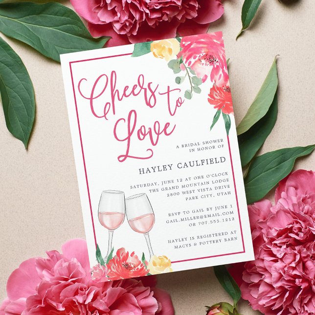 Rosé Garden | Invitación a la ducha de novia (Subido por el creador)