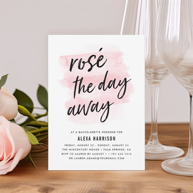 Rosé La Invitación De Fin De Semana De Bachelorett (Subido por el creador)