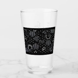 Rose Sketch and Starlight Silkscreen glassware