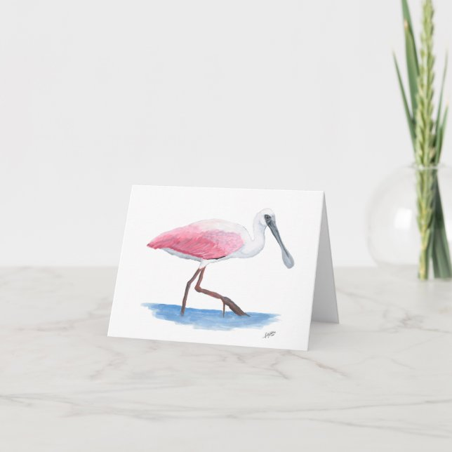 Roseate Spoonbill (Anverso)