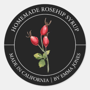 Rosehip Etiqueta moderna
