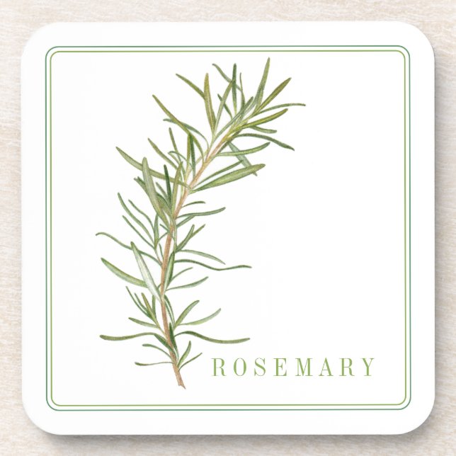 ROSEMARY FRESCO Posavasos de Plástico Rígido (+tex (Frente)