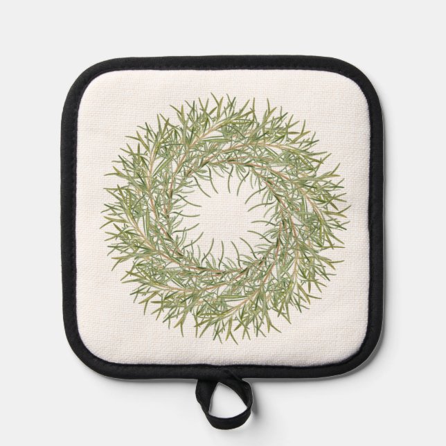 ROSEMARY WREATH Pot Holder (Anverso)