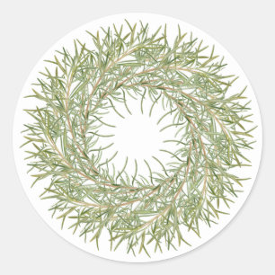 ROSEMARY WREATY Grandes Pegatinas Redondos