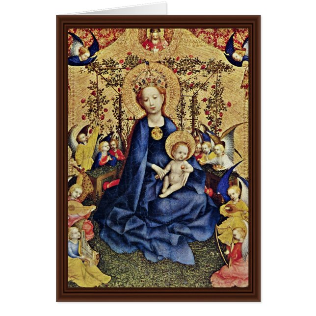 Rosenhagmadonna de Lochner Stefan (Frente)