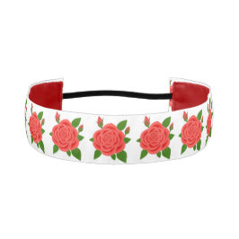Roses rojos con banda de cabeza no delgada
