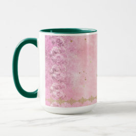 Roses rosas rosas Damask Grunge - Mug, Copa