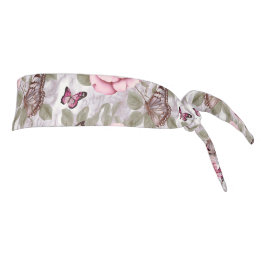 Roses rosas y mariposas acuarela floral