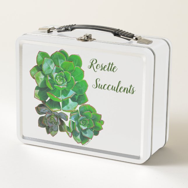 Rosette Succulents Lunch Box (Anverso)