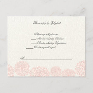 Rosettes Cream Hebreo Boda Judía RSVP