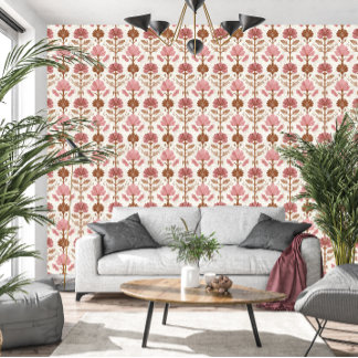 Rosewood Cottage Reverie | Papel pintado romántico