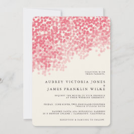 Rosey Light Shower | Invitaciones a bodas rusticas