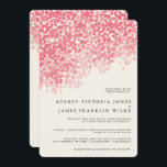 Rosey Light Shower | Invitaciones a bodas rusticas<br><div class="desc">Invite a sus huéspedes a su día especial con estas invitaciones a la boda de moda con ducha de bonito. Esta invitación incluye un archivo de respaldo coincidente. Ver la suite boda correspondiente en la tienda Wander Paper Co.</div>