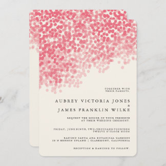Rosey Light Shower | Invitaciones a bodas rusticas