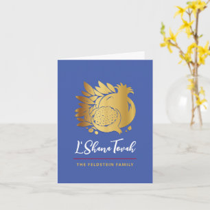 Rosh Hashanah Pomegranate Tarjeta de felicitación 