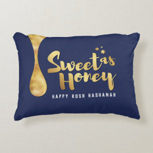 Rosh Hashanah saluda dulce como almohada de miel