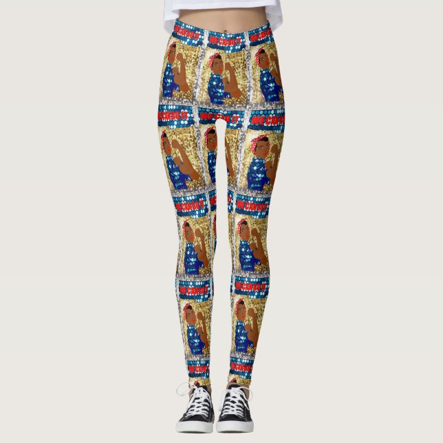 rosie africana de las leggings del riveter (Anverso)