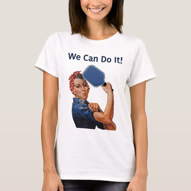 Rosie de la camiseta del Riveter Pickleball (Anverso)