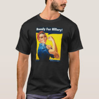 Rosie el remachador para la camiseta negra de los