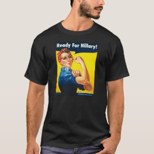 Rosie el remachador para la camiseta negra de los