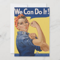Rosie la Remachadora Patriótica Vintage, ¡Podemos 