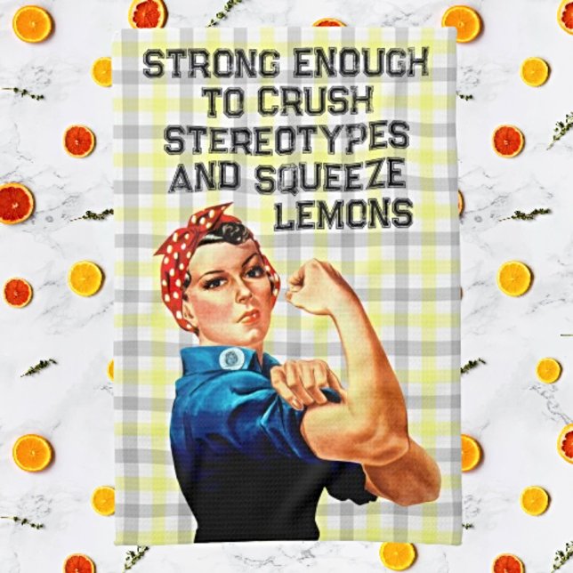 Rosie Riveter inspiró toalla para aplastar estereo (Subido por el creador)