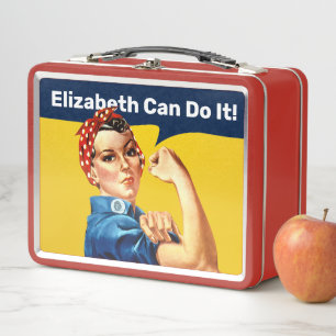 Rosie the Riveter Comida Metalizado Personalizar