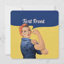 Rosie the Riveter Invitación