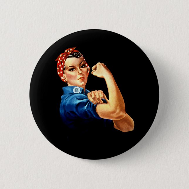 Rosie the Riveter - ¡Podemos hacerlo! Chapa (Anverso)