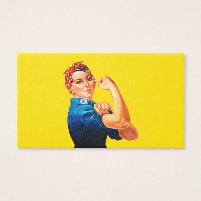 Rosie The Riveter Retro Design Style (Frente)