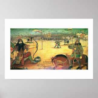 Rostam en la impresión de batalla