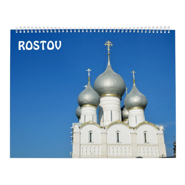 Rostov, calendario fotográfico de Rusia, 12 meses (Tapa)