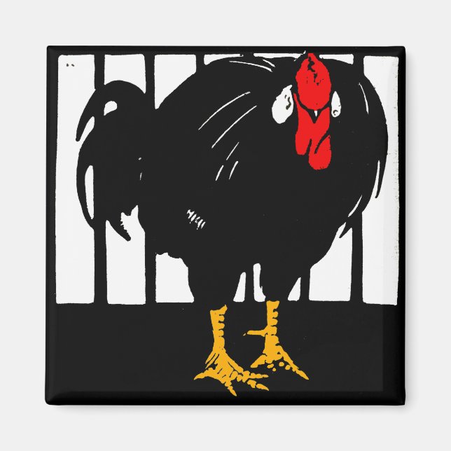 Rostro de imanes para animales de la granja Woodcu (Frente)