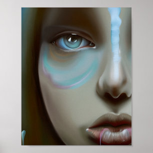 Rostro de mujer   Arte generado por IA