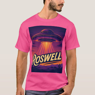 "Roswell, NM" Alien OVNI - Camiseta para hombres