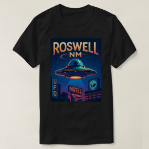 Roswell NM Retro OVNI Alien - Camiseta para hombre