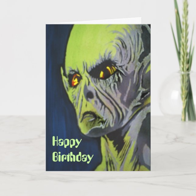 "Roswell, nunca olvida" la tarjeta de cumpleaños (Anverso)
